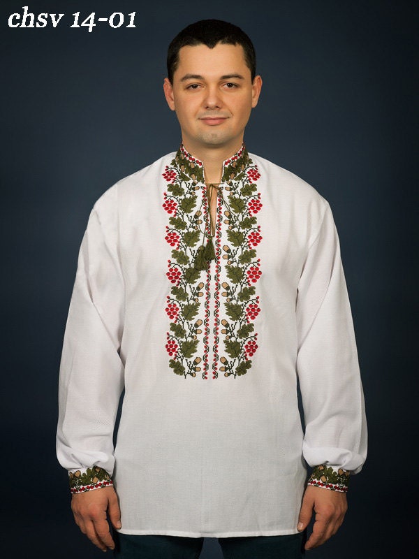 Ukrainian embroidered shirt. Vyshivanka linen. Ukrainian | Etsy