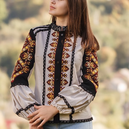 ethnic embroidered shirts