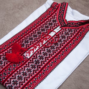 SALE PRICE REDUCED! Ukrainian embroidered shirt for men. Size S,M Vyshyvanka, traditional ukrainian embroidery. Ukraine clothes. Folk shirts