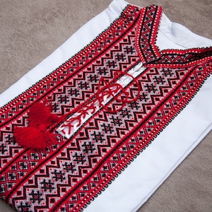 SALE PRICE REDUCED! Ukrainian embroidered shirt for men. Size S,M Vyshyvanka, traditional ukrainian embroidery. Ukraine clothes. Folk shirts