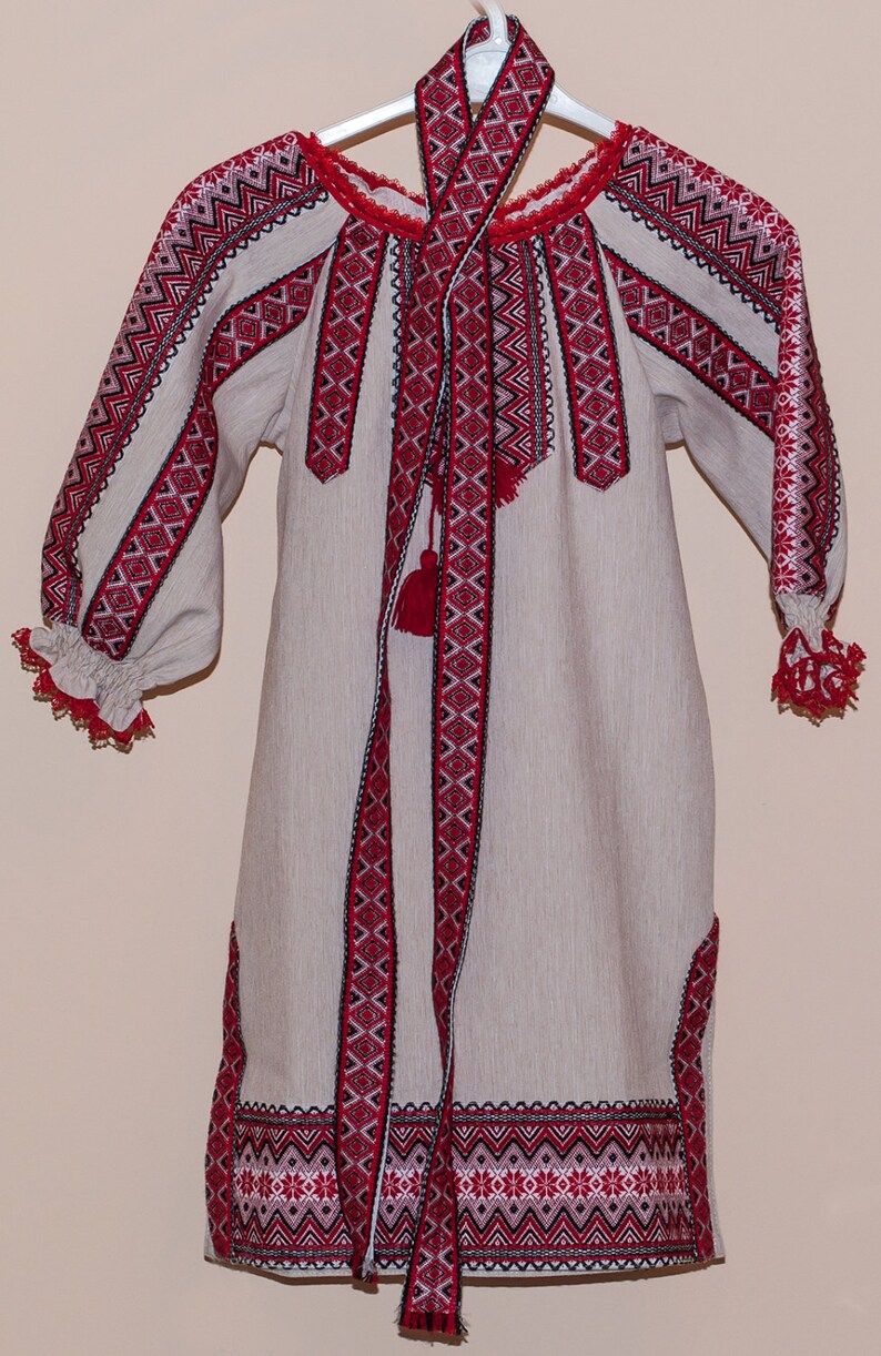 Vyshyvanka dress. Ukrainian embroidery Dress for girls. Etsy