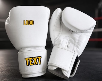 Custom muaythai Gloves | Premium Handmade Leather Boxing Gloves | Personalized Logo | Professional Training & Sparring Gloves | Made to Orde