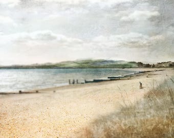 Impresión Giclée de Broughty Ferry Beach: Bellas Artes Escocesas Firmadas