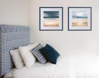 Conjunto de impresiones de playa escocesa: arte mural firmado en giclée