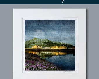 Impresión Giclée de Bellas Artes personalizada: Collage de fotos de paisajes personalizado