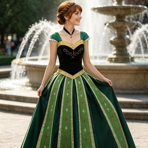 anna karenina green dress vacay dress