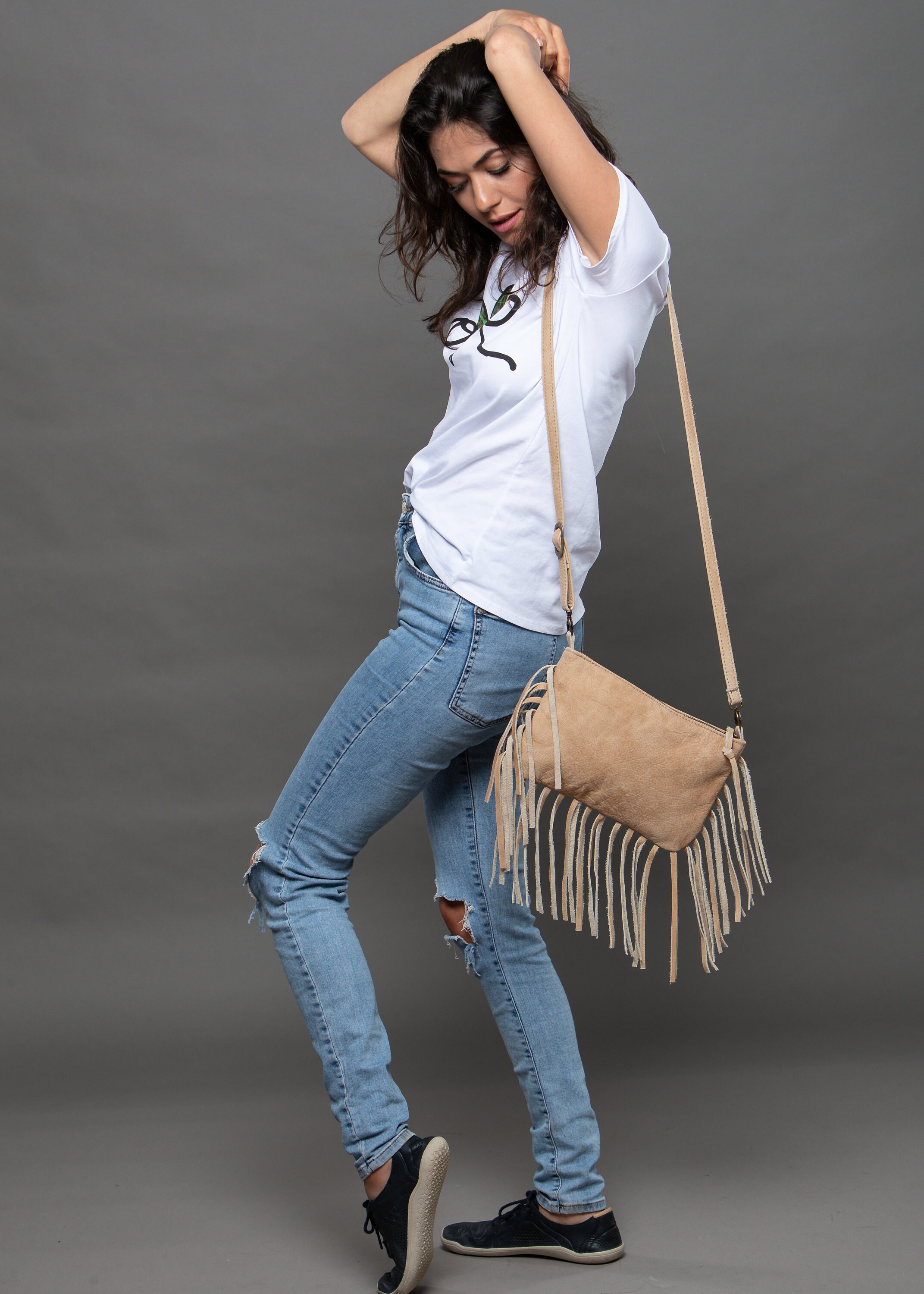 New look hotsell nude clutch bag