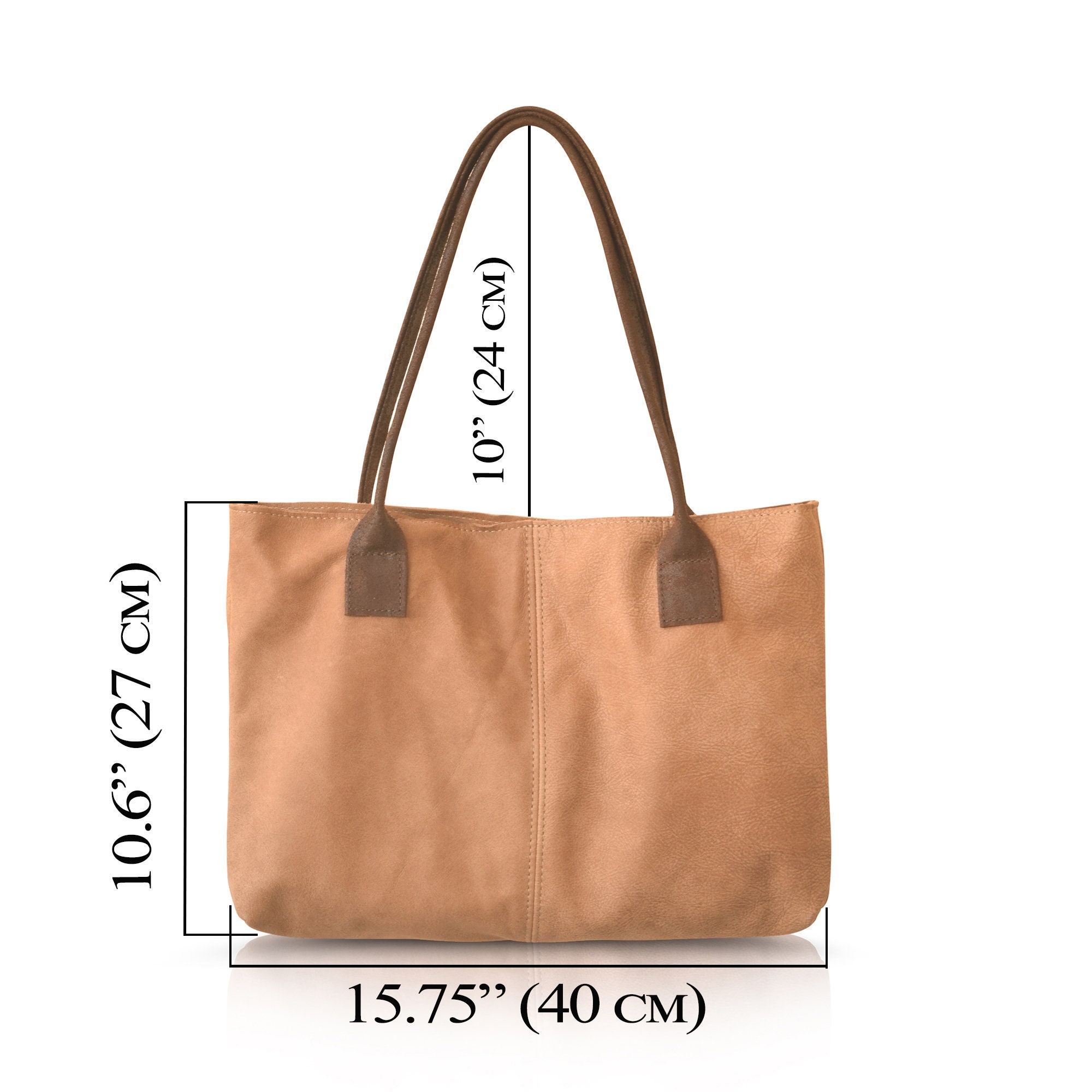 womens tan leather tote bag