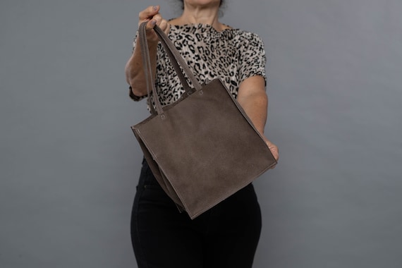 Small Leather Tote Simple Leather Tote Small Brown Handbag Small Tote Bag Mini Tote Handbag Unique Evening Bag Plain Brown Tote Etsy Canada