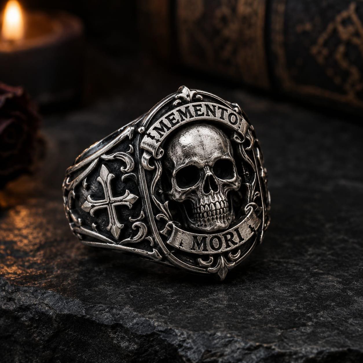 Antique Memento Mori Rings - Etsy