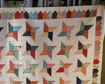 Quilt: "TwinkleTwinkle Scrappy Star "