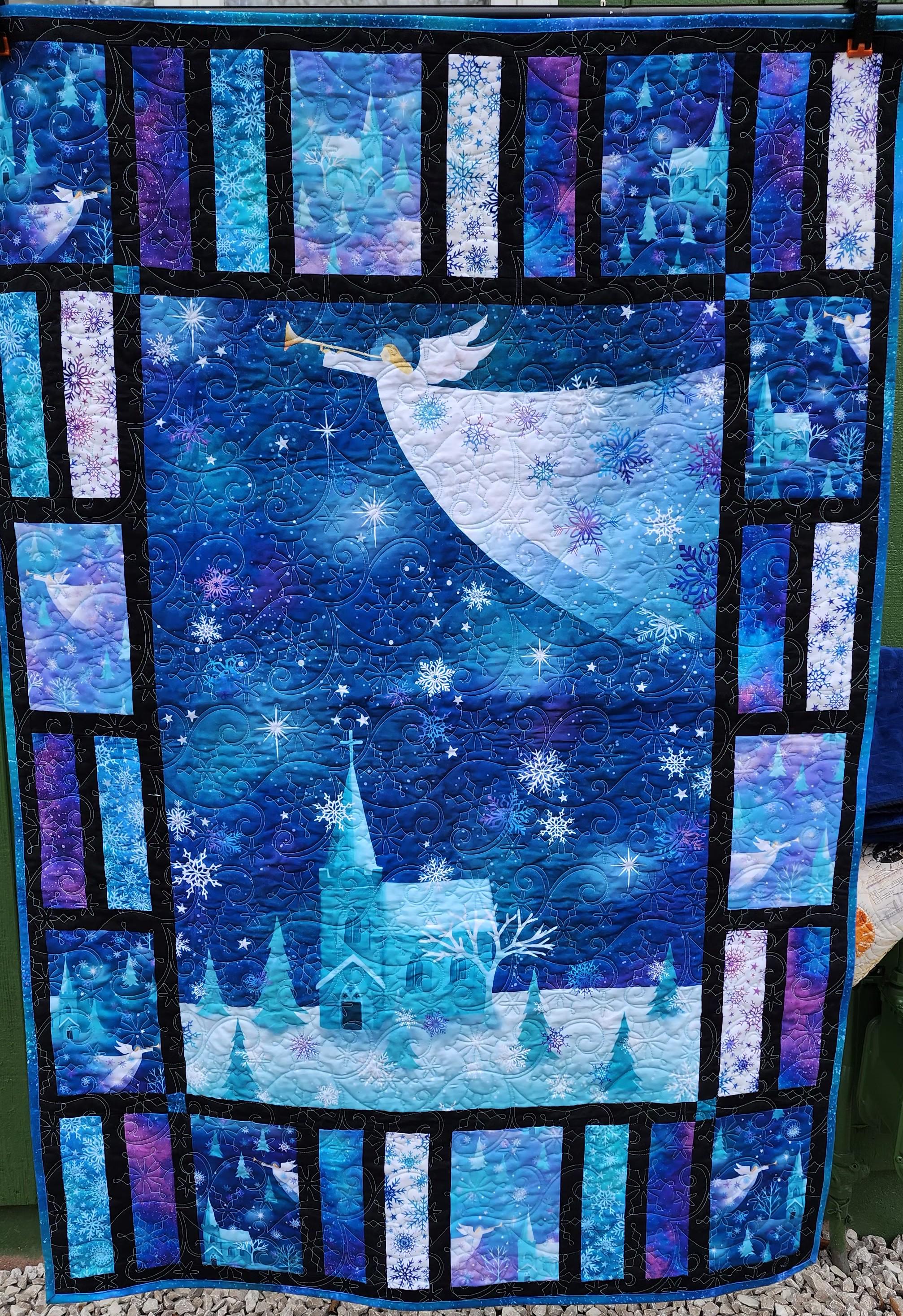 Lap Quilt or Wall Hanging: 