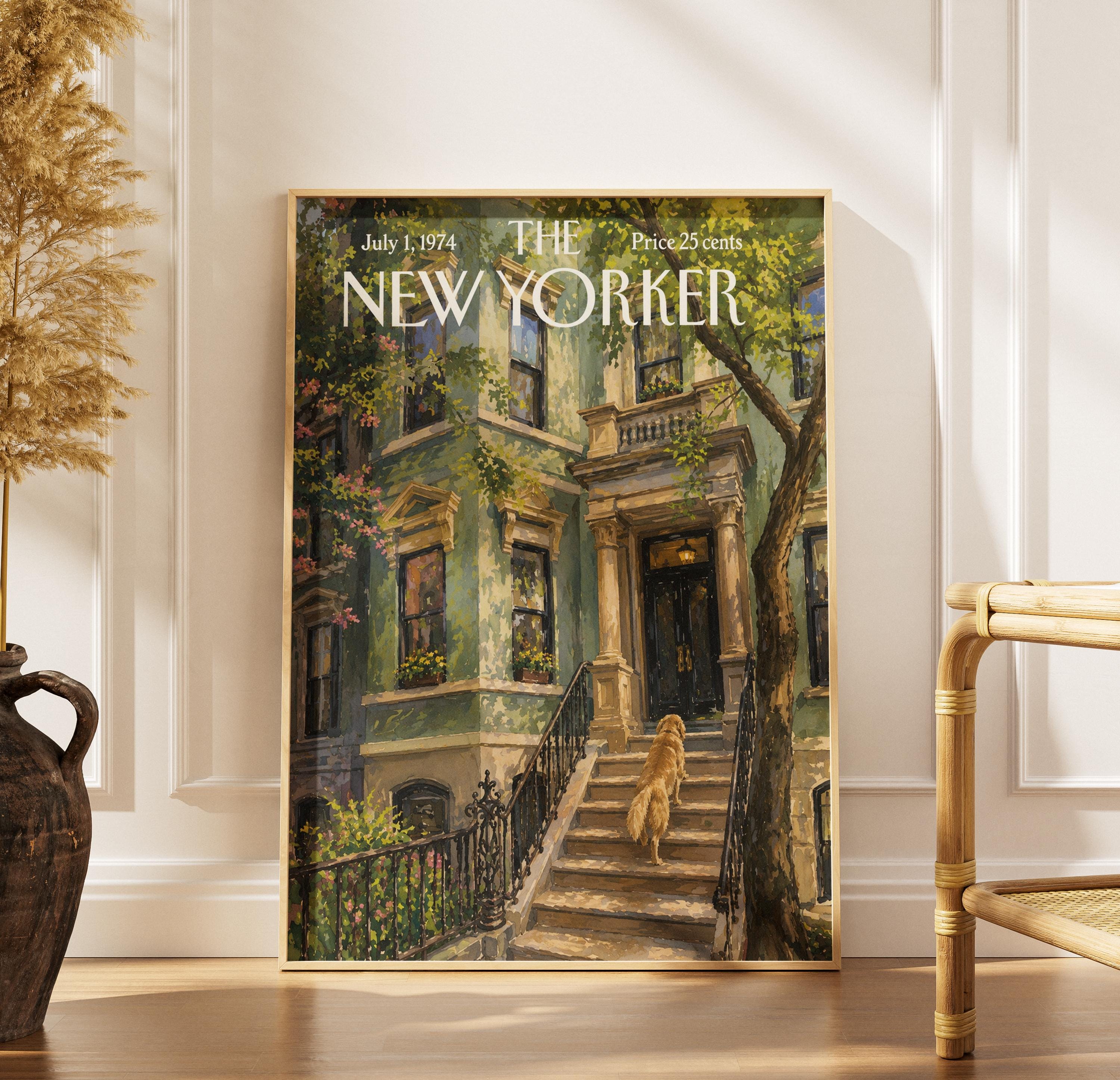 The New Yorker 特注額装 90 x 60cm アート フレーム The new yorker poster - Etsy 日本