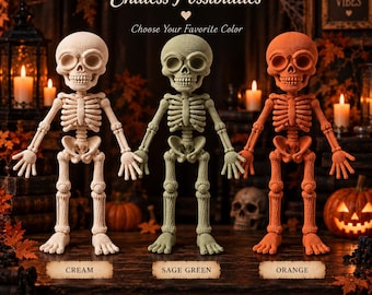Crochet Skeleton Pattern, Amigurumi Skeleton Crochet Pattern, Halloween Skeleton Doll, DIY Skull & Skeleton Pattern, Digital Crochet Pattern
