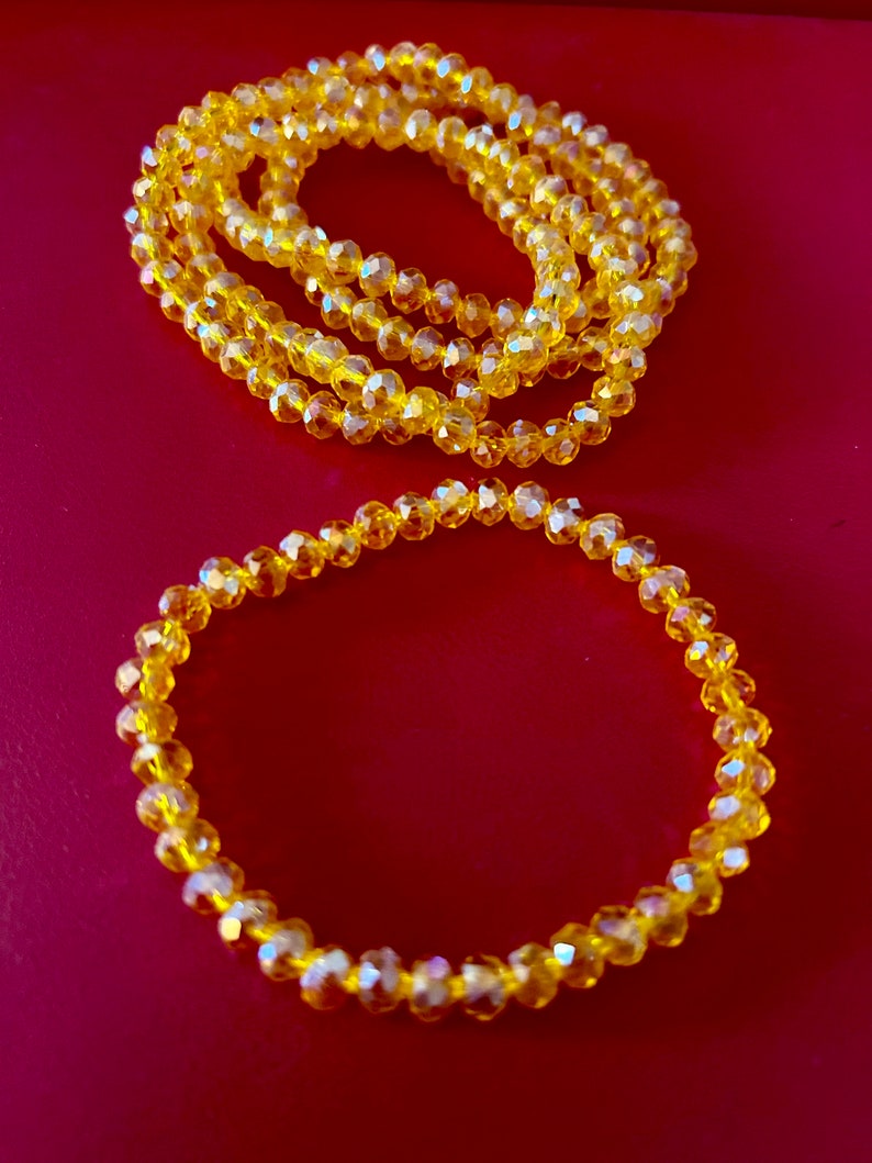 Five Stack Crystal Bracelet Set image 4