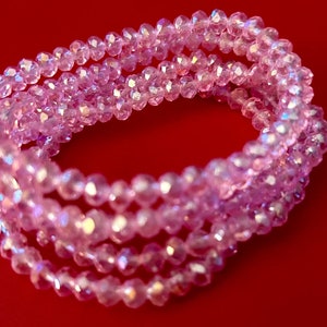 One of a Kind Five Stack Crystal Bracelet Set image 3