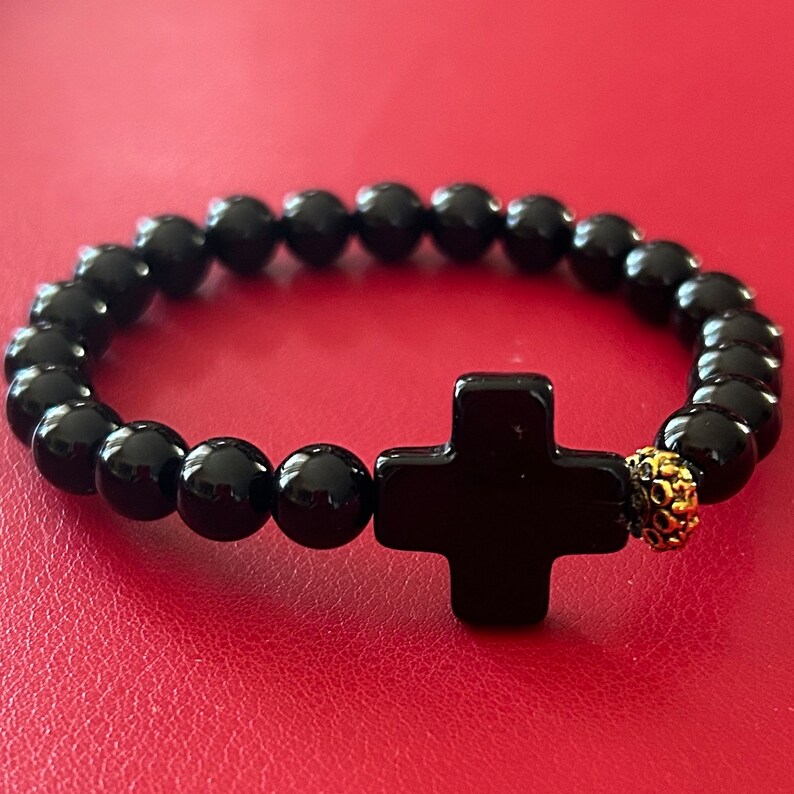 Onyx Imani Bracelet Protection Stone 画像 2