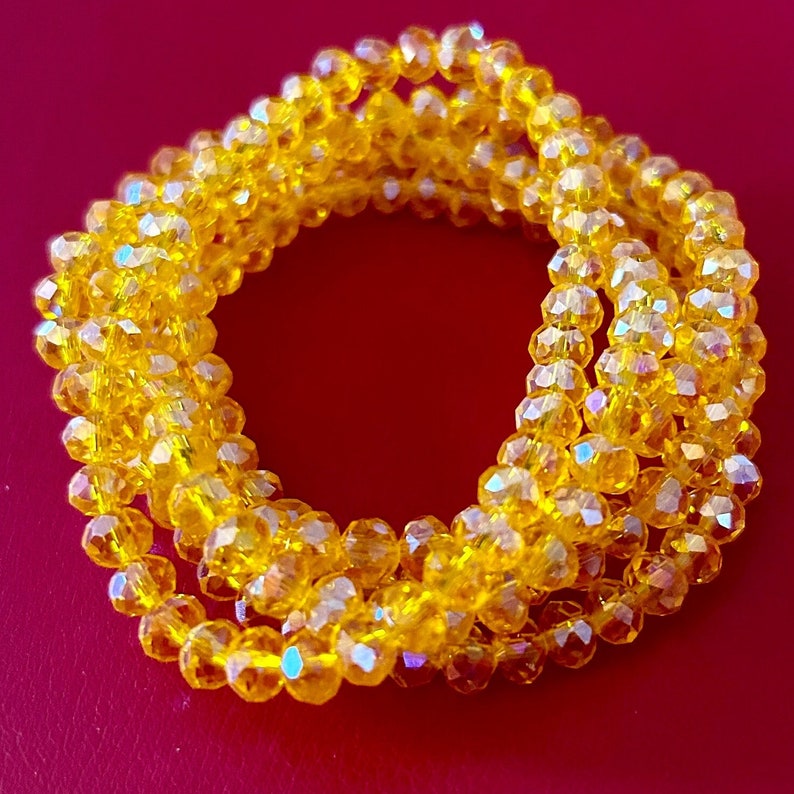 Five Stack Crystal Bracelet Set image 5