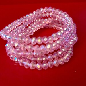 One of a Kind Five Stack Crystal Bracelet Set image 1