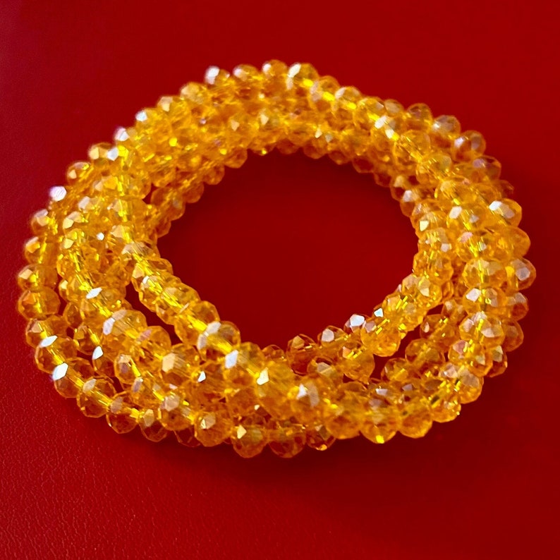 Five Stack Crystal Bracelet Set image 1