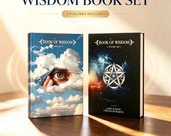 The Book of Wisdom 2 Volume Set, Mysticism and Spiritual Wisdom Books, Philosophy, Deep Thoughts and Inner Growth(Paper cover)