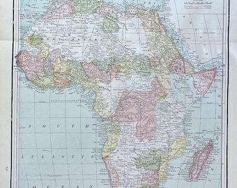 Scramble for Africa hand drawn map - Etsy 日本