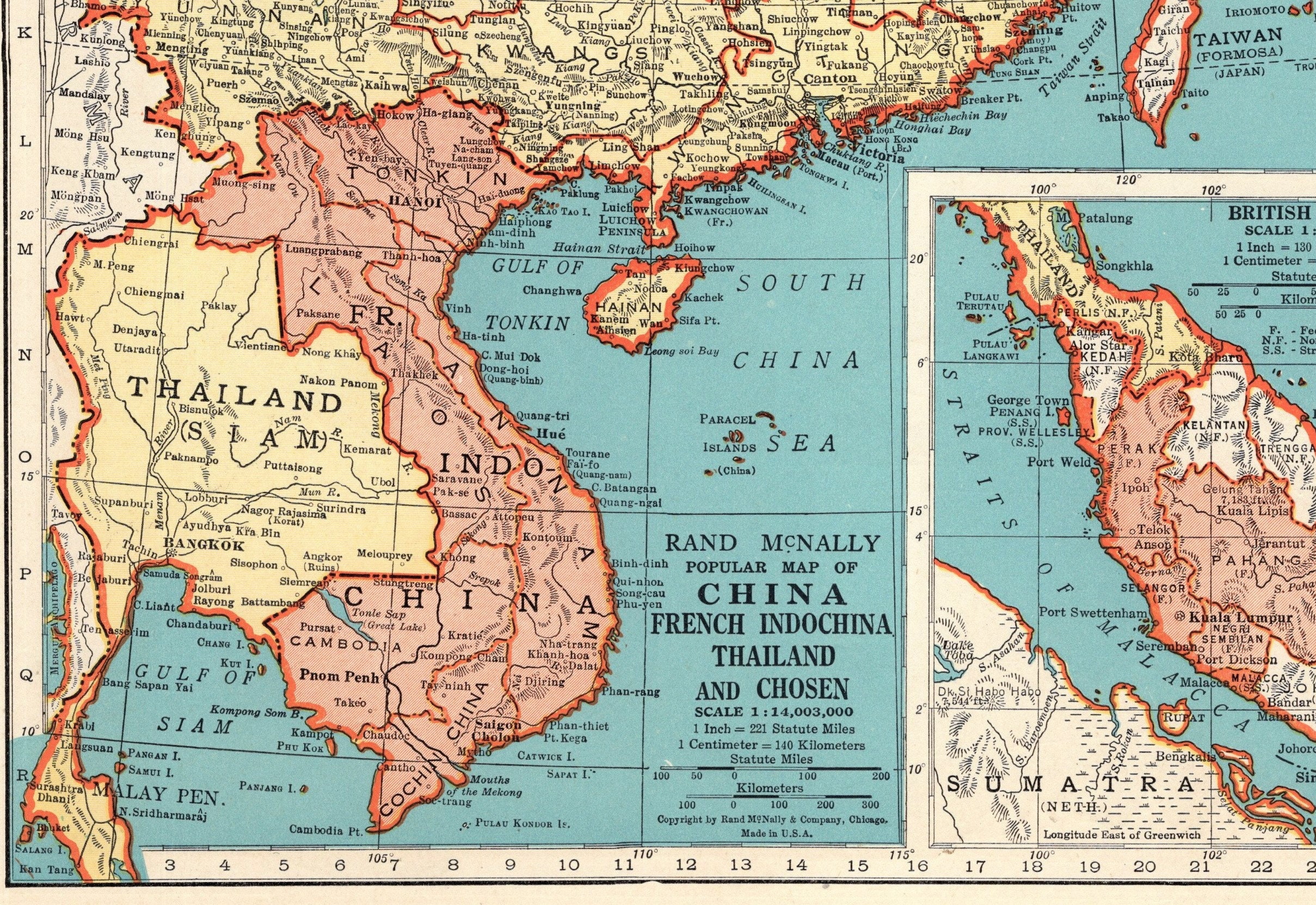 1950年頃 海外 外国 いろいろ ヴィンテージ旅行ガイド 地図