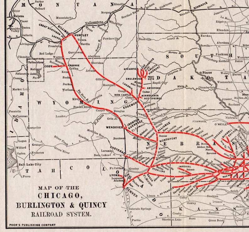 1921-antique-chicago-burlington-quincy-railroad-system-map-etsy