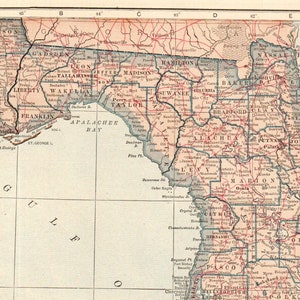 Antique FLORIDA Map 1917 Vintage - Il 300x300.3049705484 Gp10