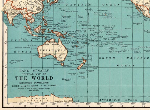 アンティーク調　ヴィンテージ 世界地図 ヴィンテージの世界地図 1936年 アンティークの世界地図 図書館
