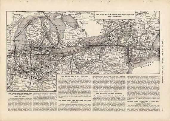 New York Central Railroad Map Vna--Htdb28Ynm