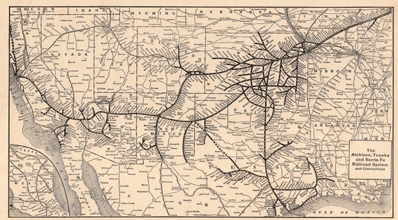 Santa Fe Railroad Map Gkf7Kdjbkckzpm