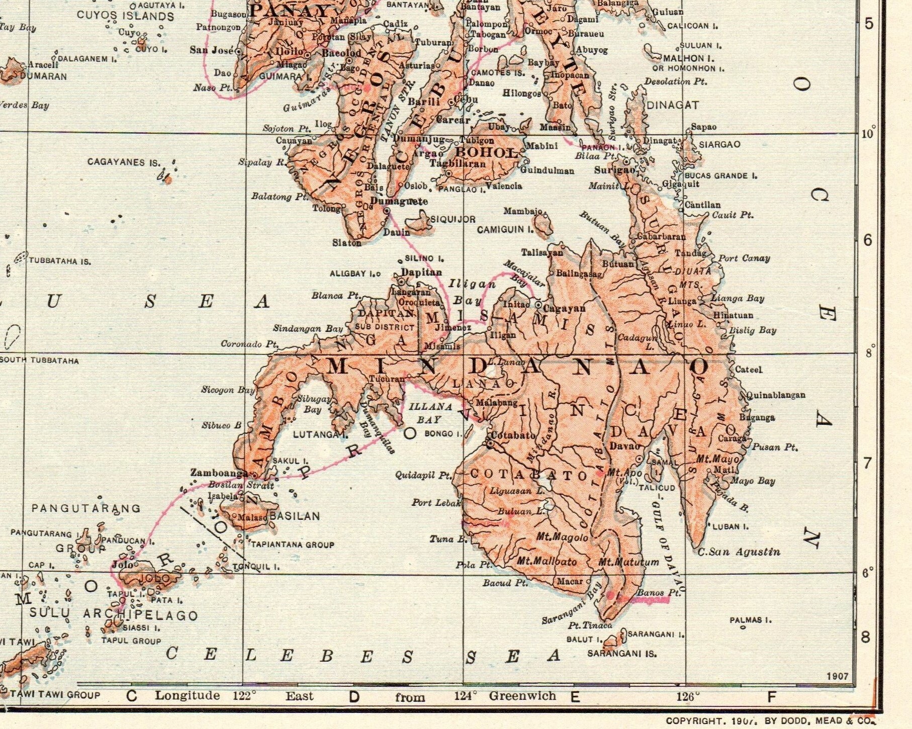 1900 Antique Philippines Map Vintage Philippine Islan - vrogue.co