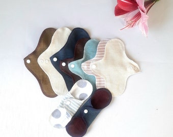 No PUL Merino Wool / Silk Panty Liners.  Ultrathin Daily Reusable Light Flow Pads.