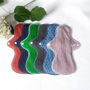 Overnight 100% Merino Wool Reusable Period Pads. Menstruating Pad. Incontinence Pads. Gusher pad.