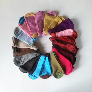Set of Merino Wool kid's socks. Fall baby socks. Warm winter socks for toddlers. Colors to choose.