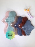 No PUL 100% Merino Wool Reusable Period Pads. Menstruating Pad without PUL. Incontinence Pads. product logo