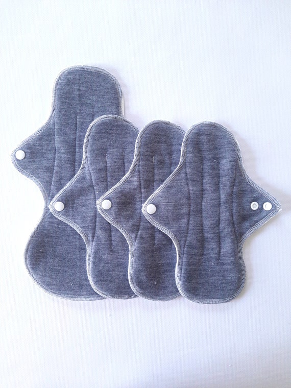 Merino Wool Reusable Period Pads. Cloth Pads Starter Set of 4. Incontinence  Pads. Grey -  Canada