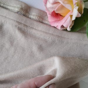 Double-weave 100% Merino wool High Waist womens hipsters. Hypoallergenic Undies. Ladies comfortable Underwear. image 9