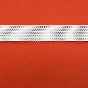 White Knit Elastic 1/4 inch wide, Assort. Lengths Available BTY By The LOT for making Face Masks, Activewear, swimwear, FREE Shipping image 6