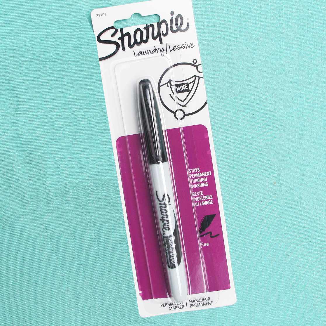Sharpie Rub a Dub Permanent Laundry Marker Fine Point 2 Pens Other