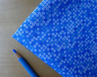 Felicity Small Circles Blue - Half Yard - Modern Quilting Sewing Craft Cotton Fabric