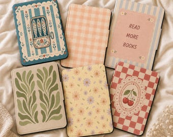 Funda personalizada para Kindle, cubierta magnética desmontable, nombre personalizado, Paperwhite 12.ª y 11.ª generación, 6,8" x 6" (Colorsoft)