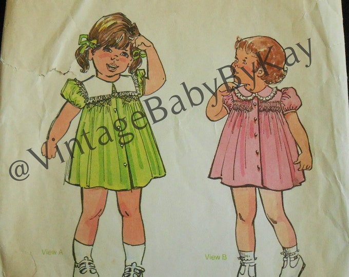 Children's Corner Pattern Bessie Size 7 8 Sewing Pattern Girl Dress