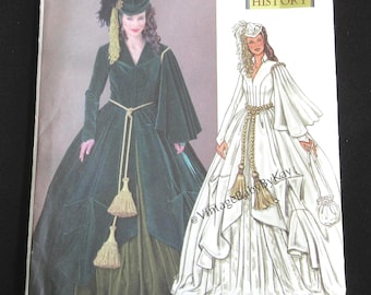 Butterick pattern 4051 size 6-8-10 Southern Belle Costume, Scarlett O'Hara Gone With the Wind Formal Gown, Civil War Cosplay
