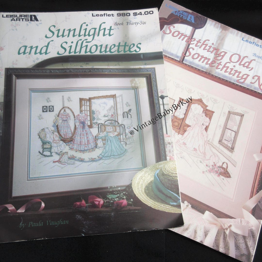 Paula Vaughan Counted Cross Stitch Chart Booklets #744 and #980 ...