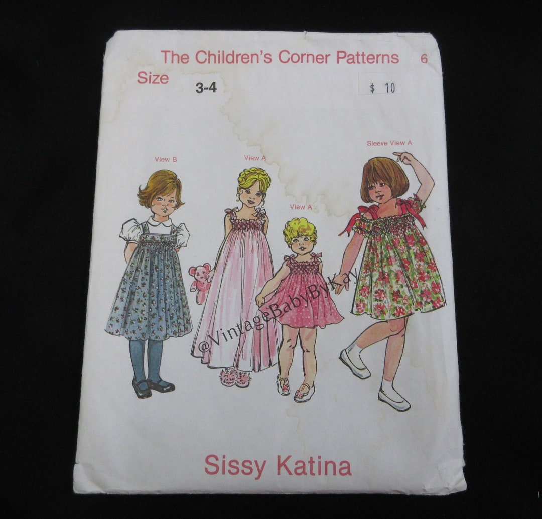 Children's Corner Sissy Katina Size 34 OR 56 Girl Smocked Sundress