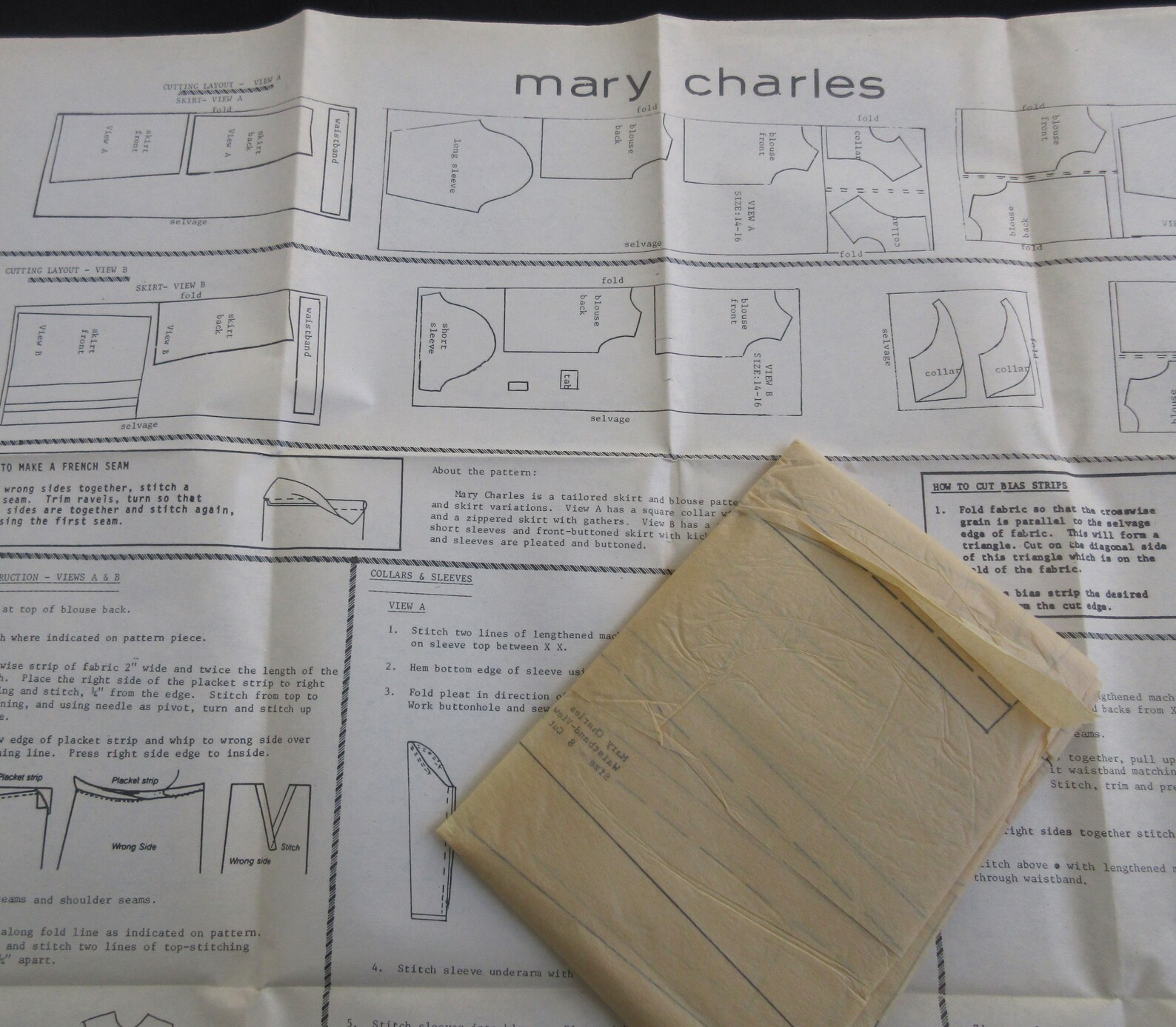 Children's Corner Pattern Mary Charles #83 Size 7 - 8 Girl Tailored ...