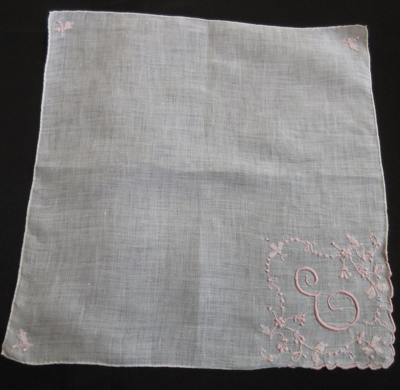 Linen Hanky  | Pink main image 0