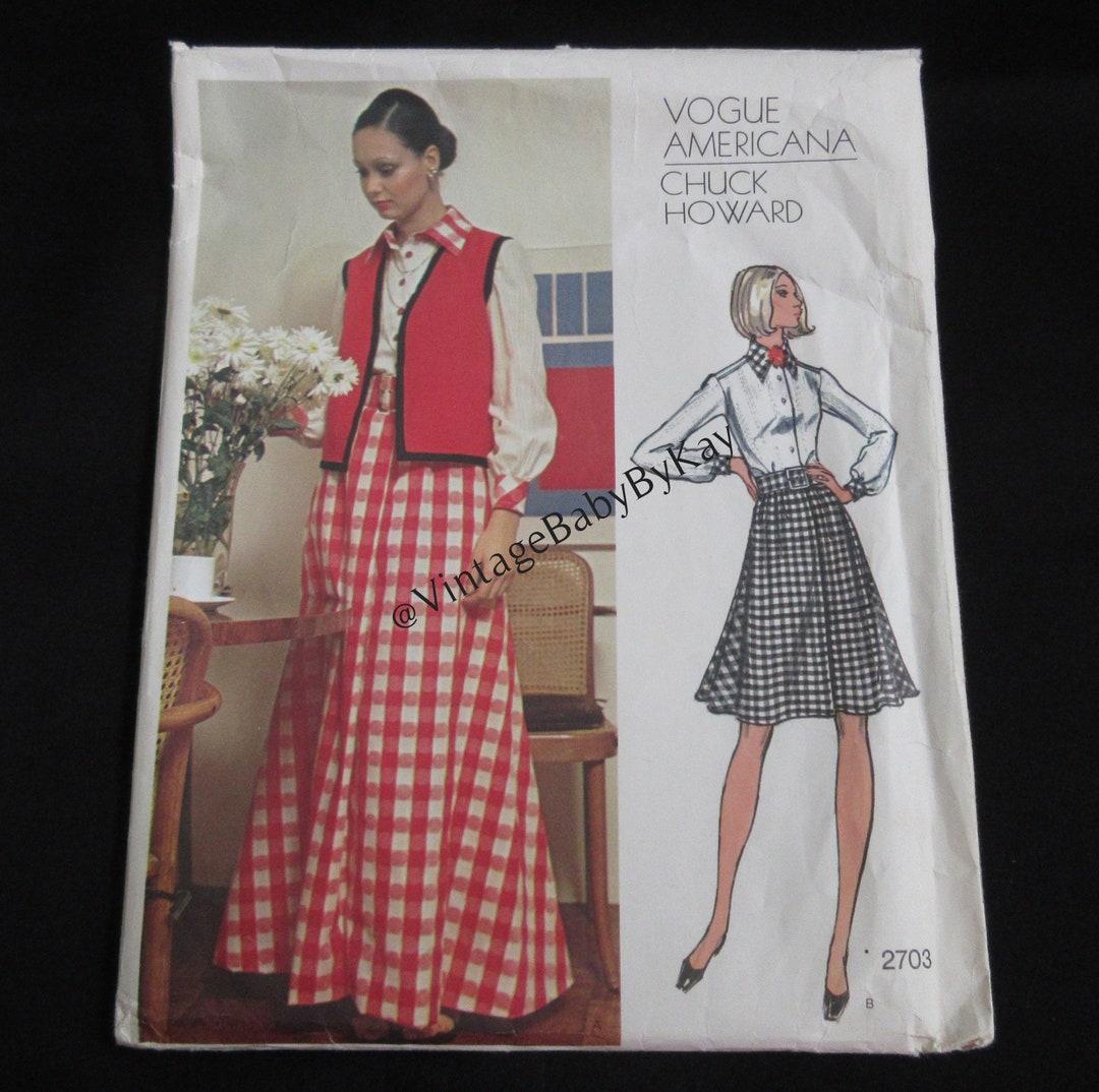 Vogue Chuck Howard Designer Pattern 2703 Size 12, American Designer ...